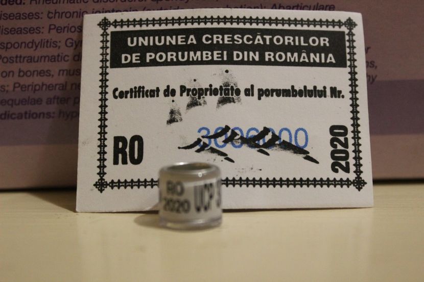 RO UCP 202o - COLECTIE  DE INELE   ROMANIA
