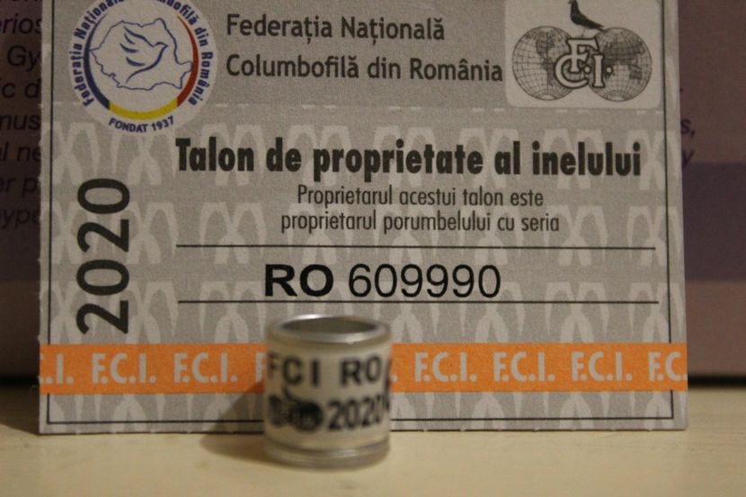 RO FCI 2O2o - COLECTIE  DE INELE   ROMANIA
