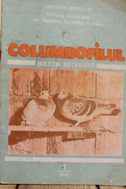  - CARTI REVISTE DESPRE PORUMBEI