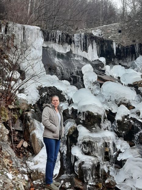  - Cascadă iarna ianuarie 2020