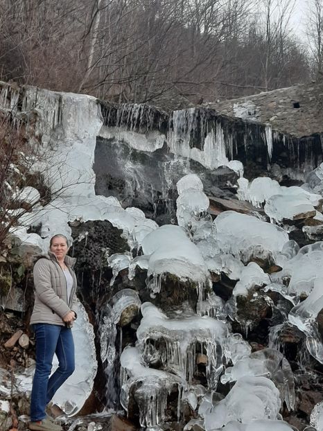  - Cascadă iarna ianuarie 2020