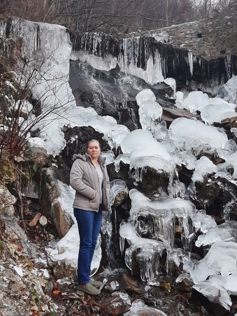  - Cascadă iarna ianuarie 2020