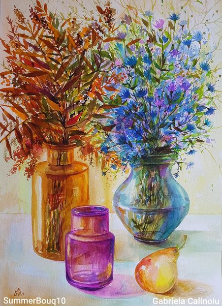 Summer Bouqet 10 - Picturi cu flori