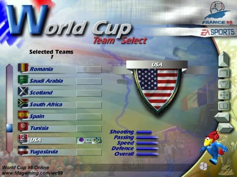 Fifa World Cup 1998 - Fifa World Cup 1998 Joc