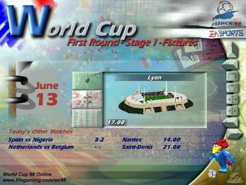 Fifa World Cup 1998 - Fifa World Cup 1998 Joc