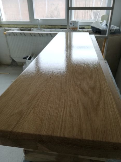 Treapta stejar - Trepte lemn masiv