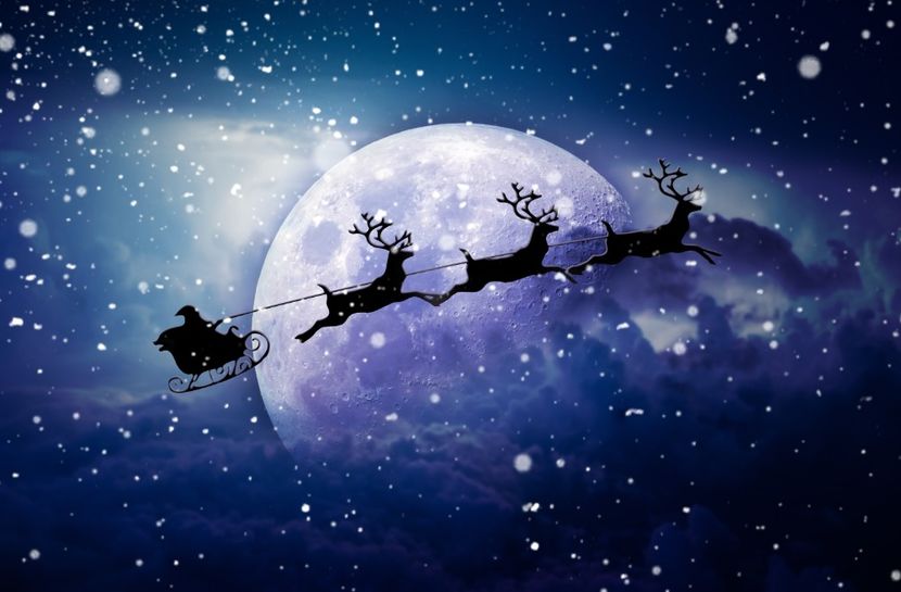 santa-claus-chariot - Christmas