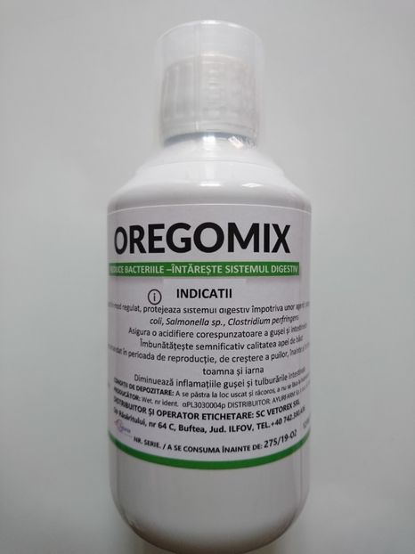 OREGOMIX 250 ML 26,5 RON - OREGOMIX 250 ML - 26 RON SI 50 DE BANI