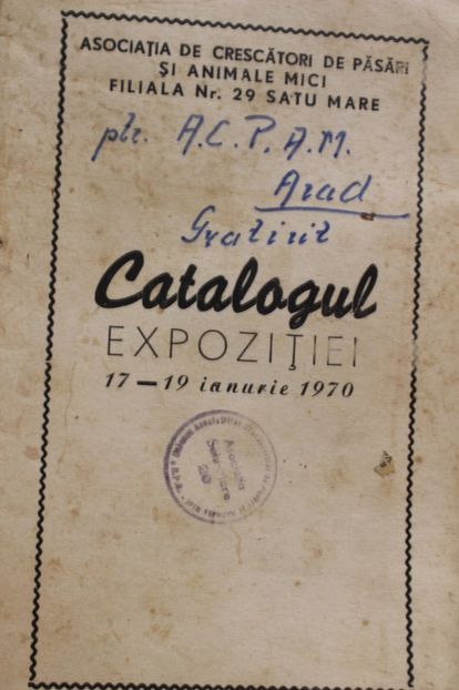 1970 JANUARIE - CARTI REVISTE DESPRE PORUMBEI