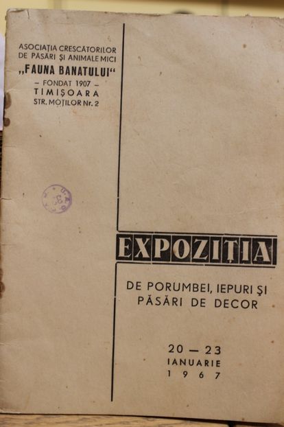 1967   JANUARIE - CARTI REVISTE DESPRE PORUMBEI