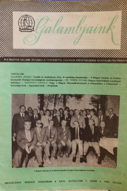 1982  JULIUS - CARTI REVISTE DESPRE PORUMBEI