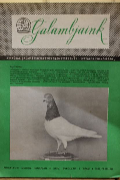 1982   FEBRUAR - CARTI REVISTE DESPRE PORUMBEI