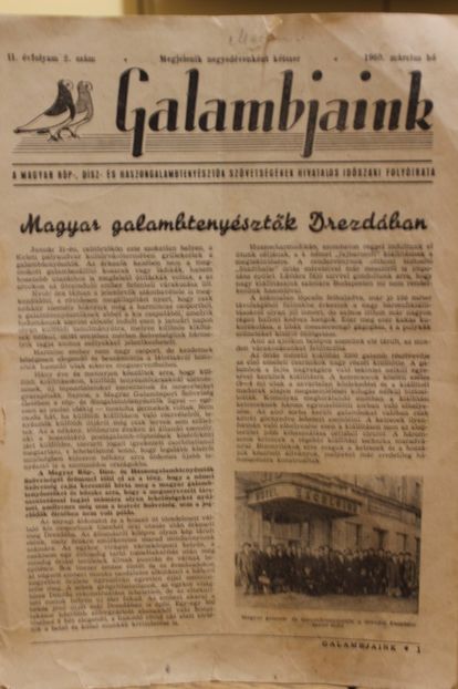 1960 MARCIUS - CARTI REVISTE DESPRE PORUMBEI