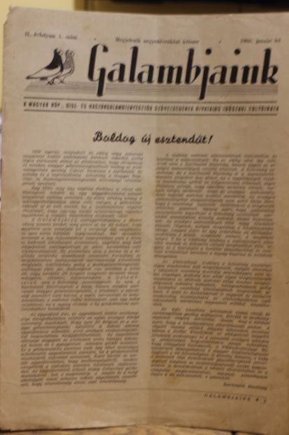 1960  JANUAR - CARTI REVISTE DESPRE PORUMBEI
