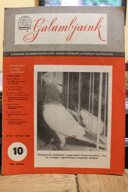 1976  OKTOBER - CARTI REVISTE DESPRE PORUMBEI