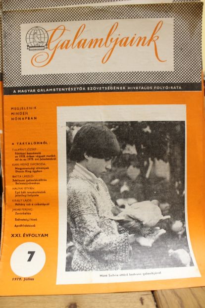 1979  JULIUS - CARTI REVISTE DESPRE PORUMBEI