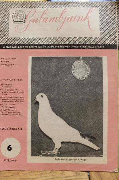 1979  JUNIUS - CARTI REVISTE DESPRE PORUMBEI