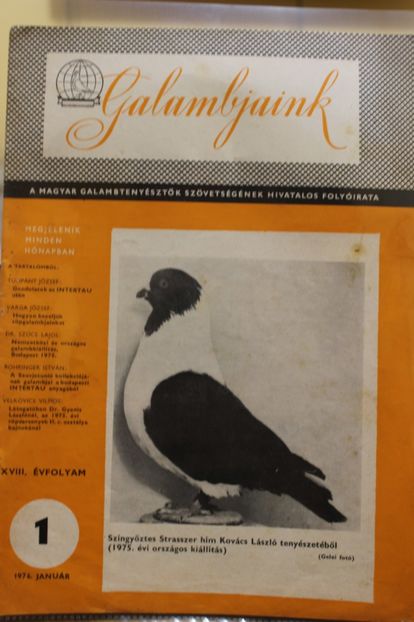 1976 JANUAR - CARTI REVISTE DESPRE PORUMBEI