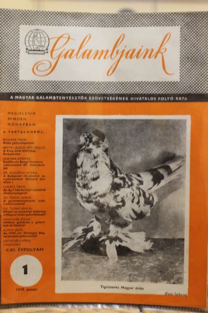 1979  JANUAR - CARTI REVISTE DESPRE PORUMBEI