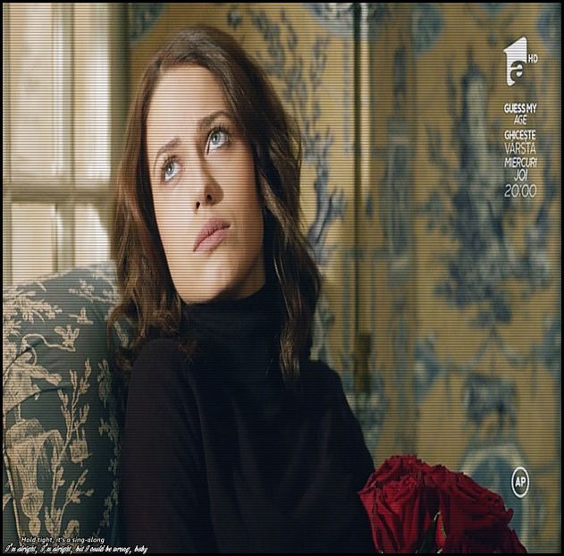 — Se uită și ea la el. ❝Dar nu trebuie să faci asta, Alex. Nu-i frumos.❞ Dă din gene. - eps 05x În ochi se aprind