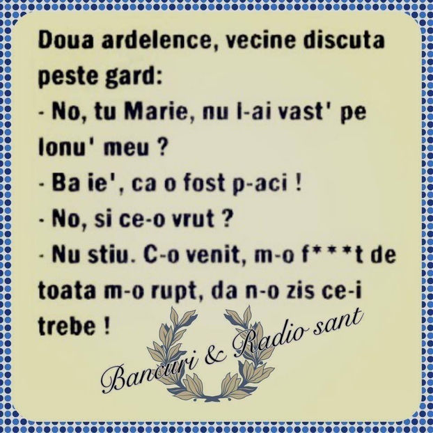  - Bancuri cu Ardeleni
