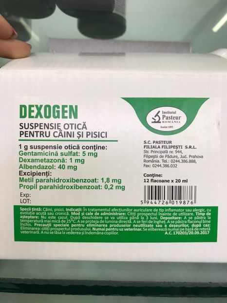 Dexogen 15 lei - Dexogen suspensie otica 20 ml - 15 lei
