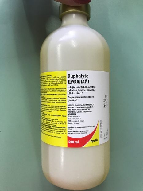 Duphalyte 60 lei - Duphalyte solutie perfuzabila 500ml - 60 lei