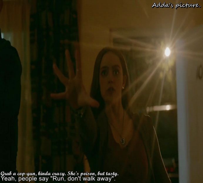 *da cu pumnu in masa de sare farfuria pe ma-sa mare* Stii ceva? Esti la mine in casa aici. De ce - episodul 74