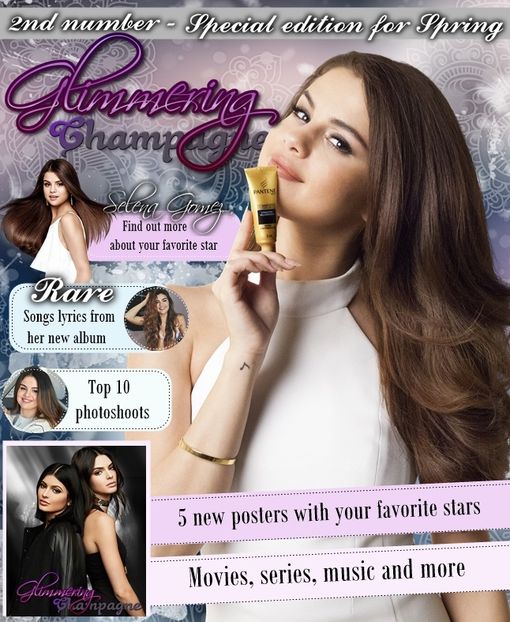 Cover - Glimmering Champagne Magazine - 2nd number
