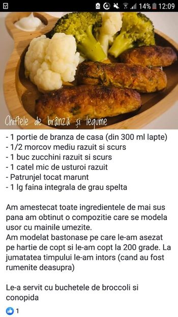  - Chiftelute de legume la cuptor