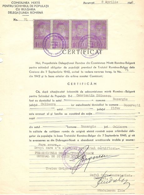 1943.04.08 BUC., CERTIFICAT 71 - 1-2 T