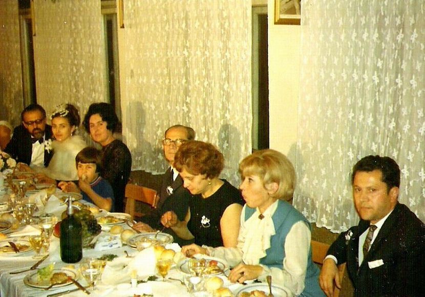 1970.11.01 BUSTENI, LA NUNTA MARIELEI. DE LA DR. PROF.UNIV. MIHAI ATANASIU, MIRELA, MAMA SI TATA - 1-2 T