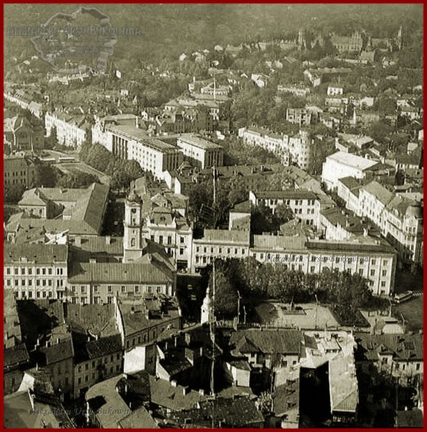 Cernăuți, vedere aeriană - 1-2 T