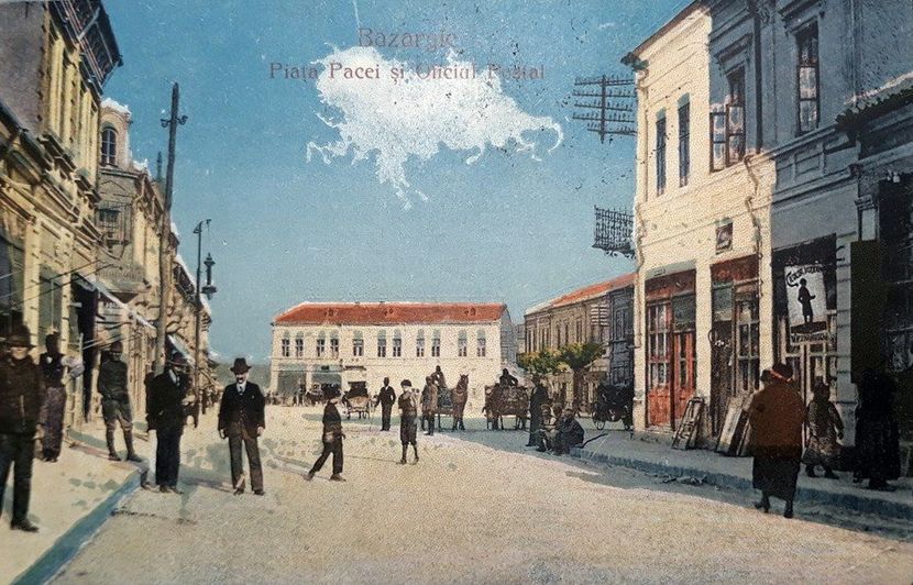 Bazargic, P-ța Pacei și Of.Poștal 1926 - 1-2 T