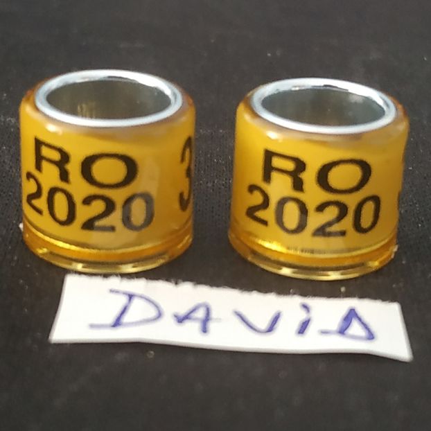 2020-galben gold 8mm....-terminate - Inele porumbei 2020 de vanzare