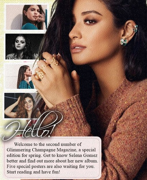 1st page - Glimmering Champagne Magazine - 2nd number