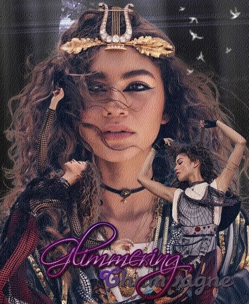 3rd poster - Glimmering Champagne Magazine - 1st number
