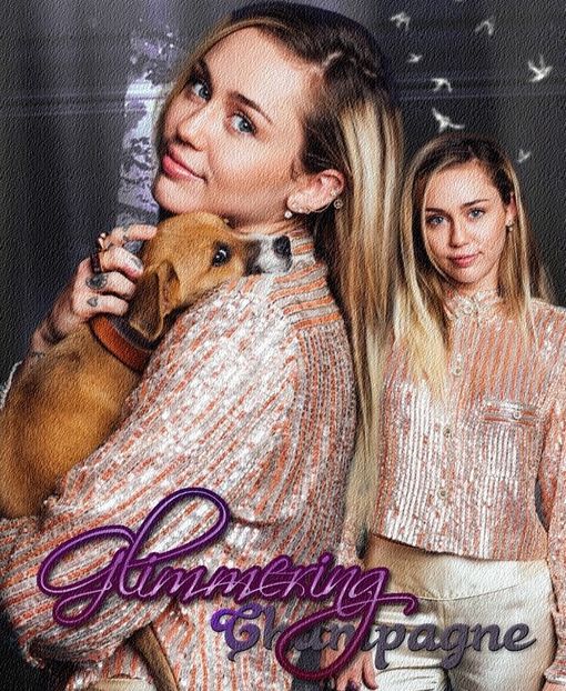 5th poster - Glimmering Champagne Magazine - 1st number