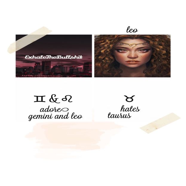 『 ExʜᴀʟᴇTʜᴇBᴜʟʟsʜɪᴛ 』　　　┊adore gemini&leo and hates taurus ┊ - zodiac sings