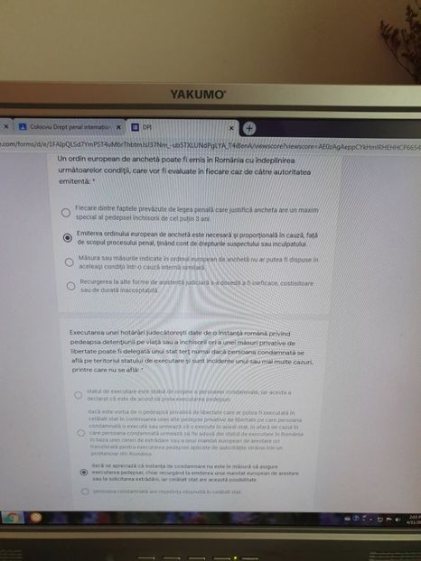  - Drept penal international