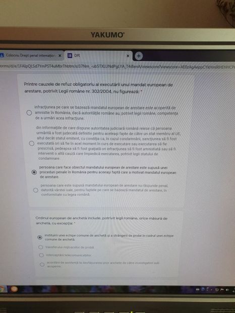  - Drept penal international