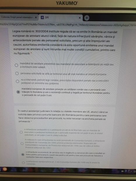  - Drept penal international