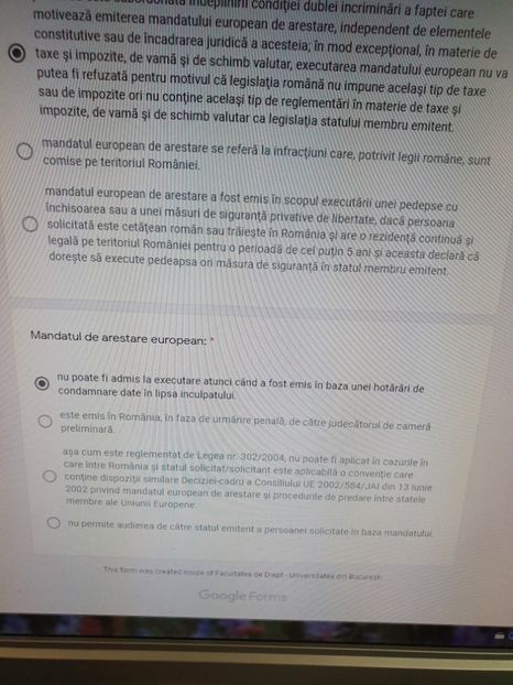  - Drept penal international