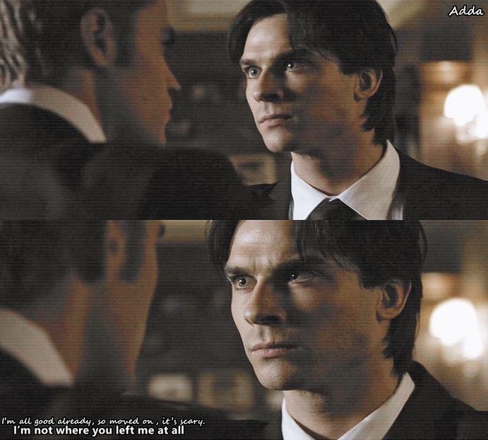 ―  În clipa în care acesta este împins de către Stefan, Damon se vede obligat să facă câți- - xE03xS01 haters gonna h a t e