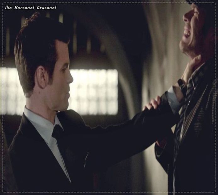 》#Se uită la Caroline. "Lucrurile vor deveni interesante.." #Apoi fuge lângă Hayley cu vioara + - here - episode 53 - done