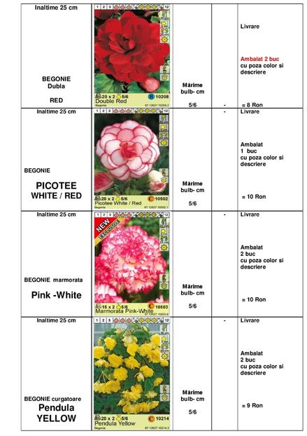  - OFERTA PRIMAVARA -VARA 2020