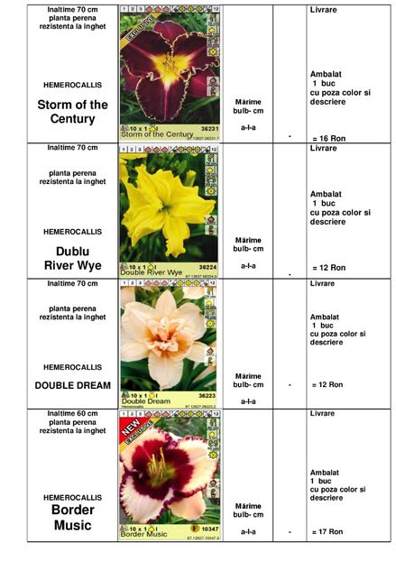  - OFERTA PRIMAVARA -VARA 2020