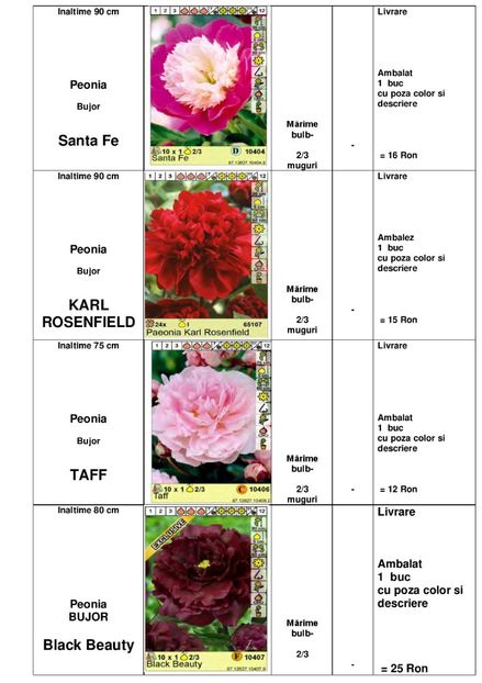  - OFERTA PRIMAVARA -VARA 2020