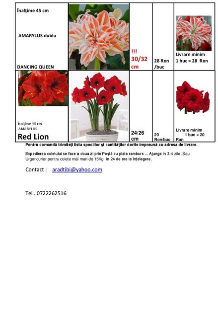  - OFERTA PRIMAVARA -VARA 2020