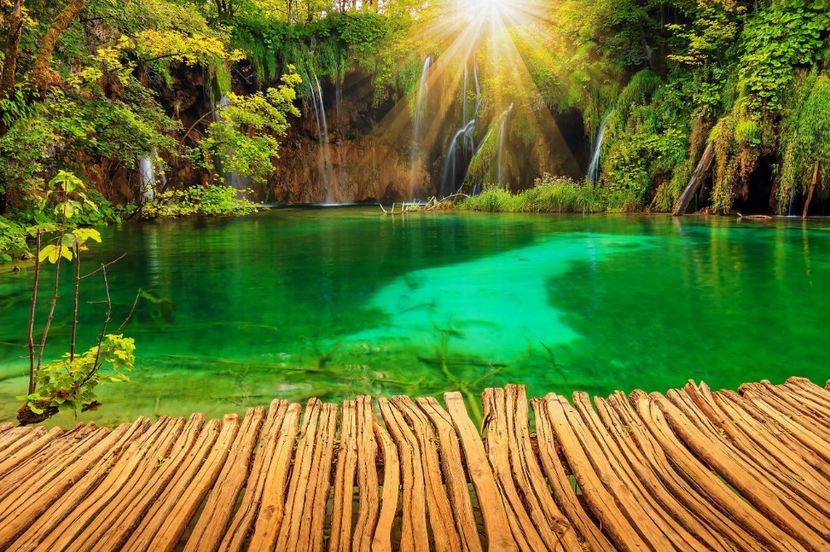 Croatia_Parks_Lake_Waterfall_Plitvice_Rays_of_light_Nature_garden_5250x3500 - POZE DESKTOP 2020